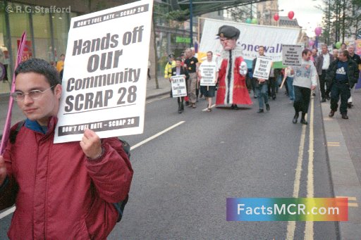 Section 28 march in Manchesterv 2001